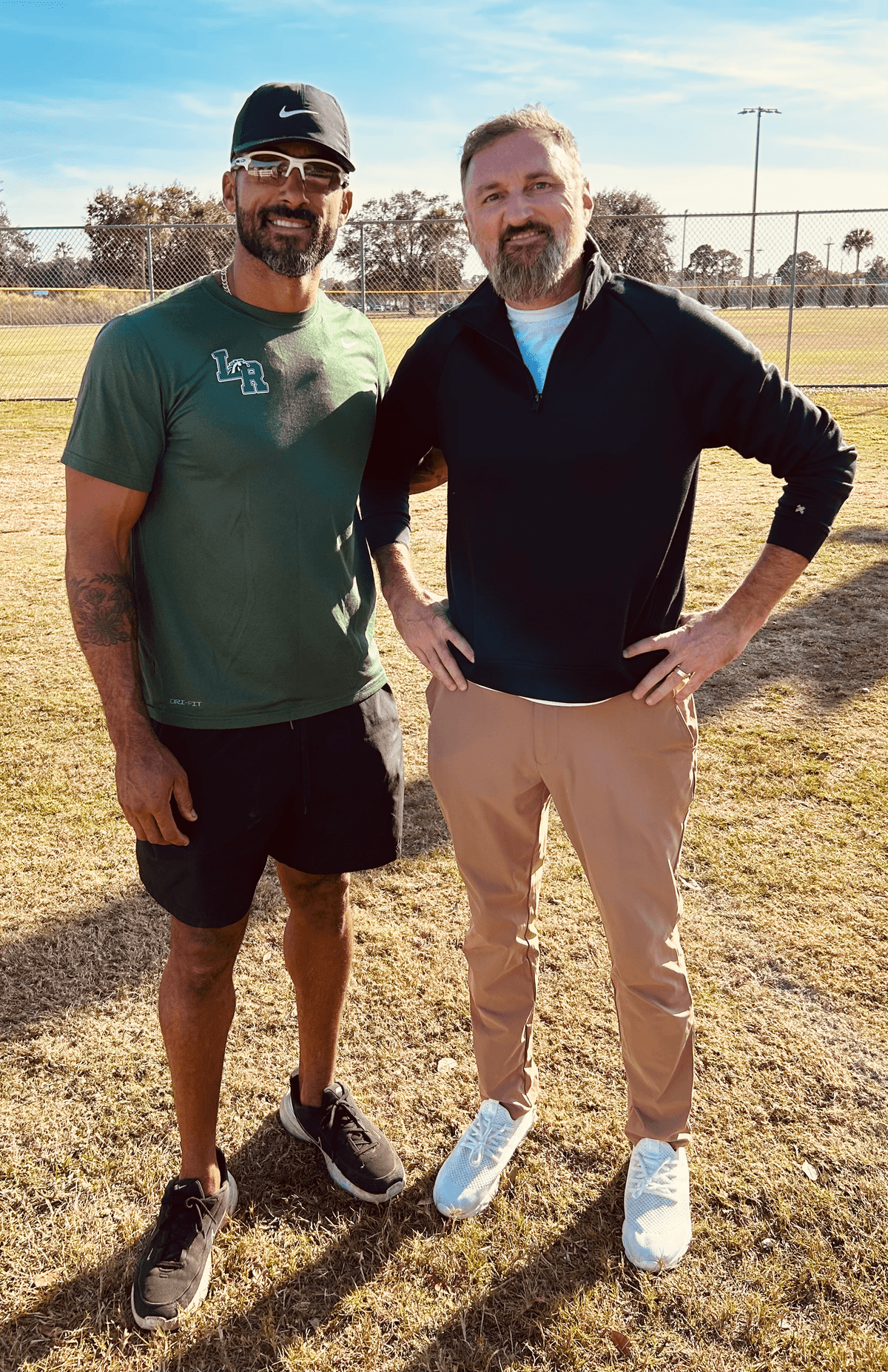 Chad Hawk with Ian Desmond